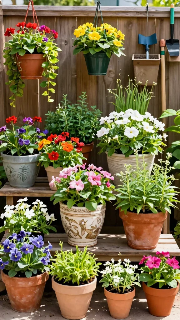 10 Big Lots Patio Furniture Ideas Affordable - 6. Planters and Pots for a Lush Look 1