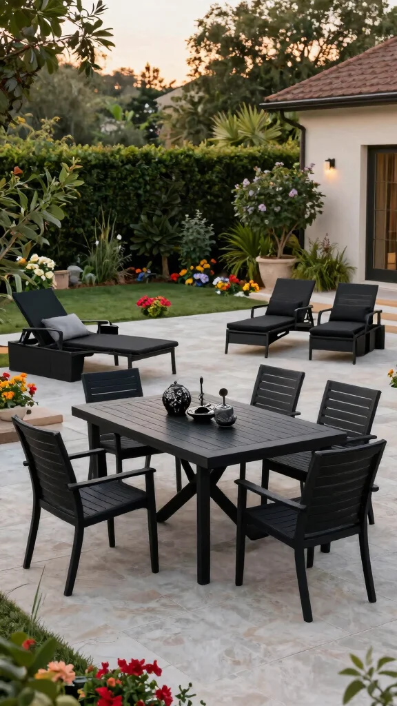 10 Black Patio Furniture Ideas for Chic Backyards - Conclusion 1