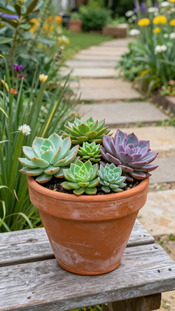 10 Colorful Authentic Mexican Flower Pot Ideas - 3. Earthy Terra Cotta Inspiration 1