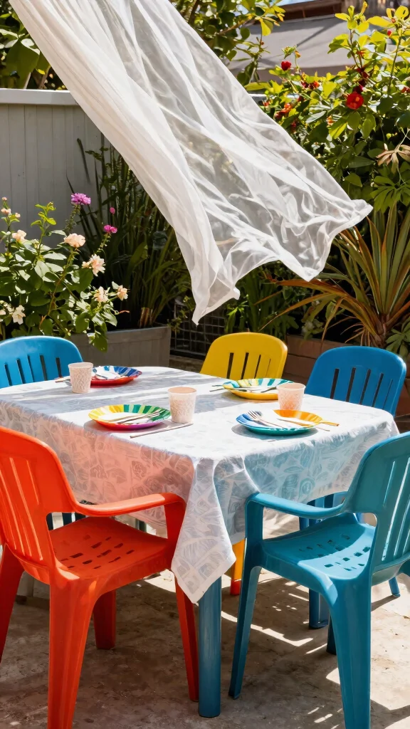 10 Comfy Patio Furniture Ideas for Cozy Seating - 3. Recycled Plastic Tables 1