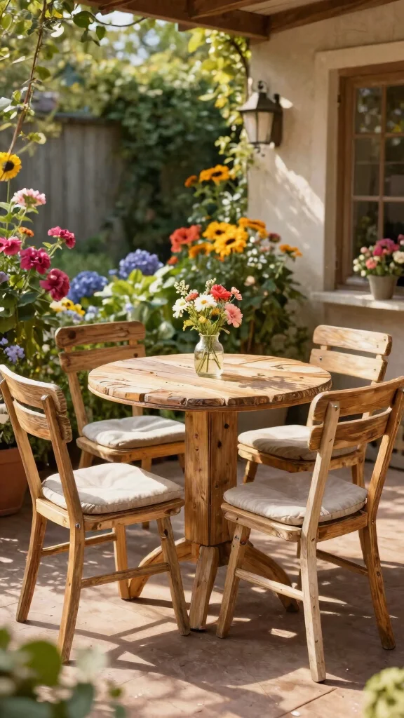 10 Comfy Patio Furniture Ideas for Cozy Seating - 9. Compact Bistro Sets 1