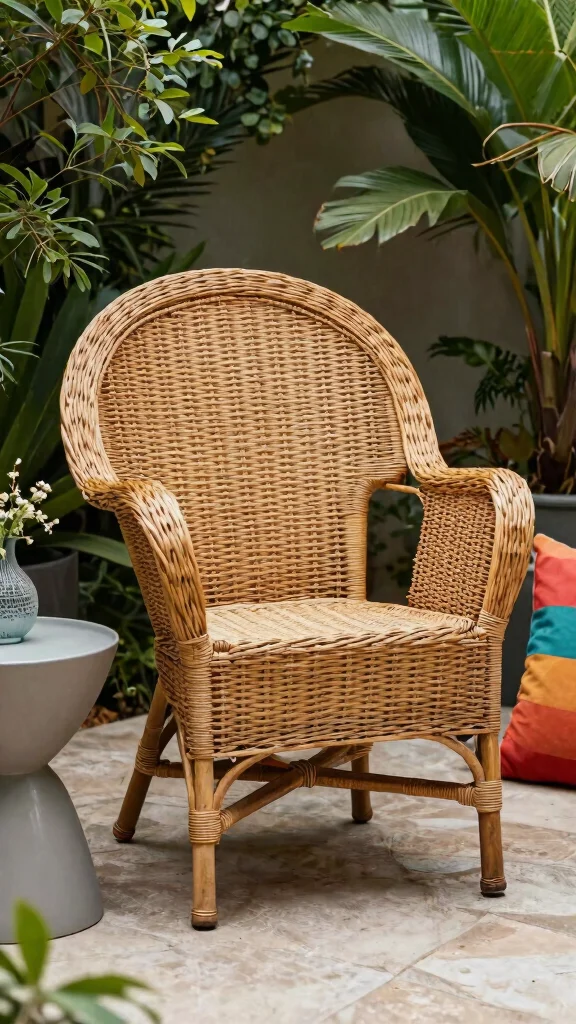 10 Wicker Patio Furniture Makeover Ideas Fresh - 4. Vintage Wicker Revival 1