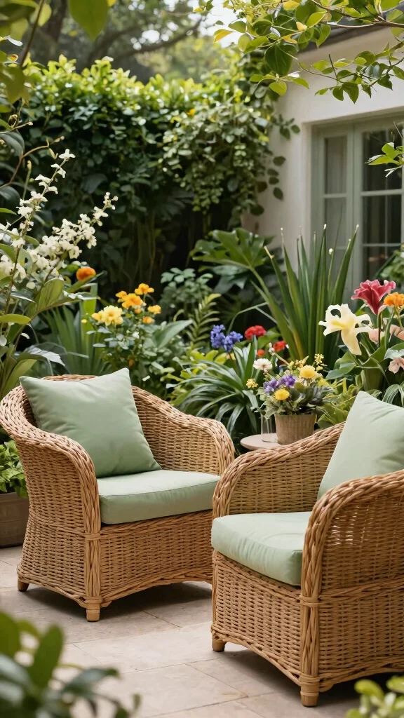10 Wicker Patio Furniture Makeover Ideas Fresh - 5. Nature-Inspired Color Schemes 1