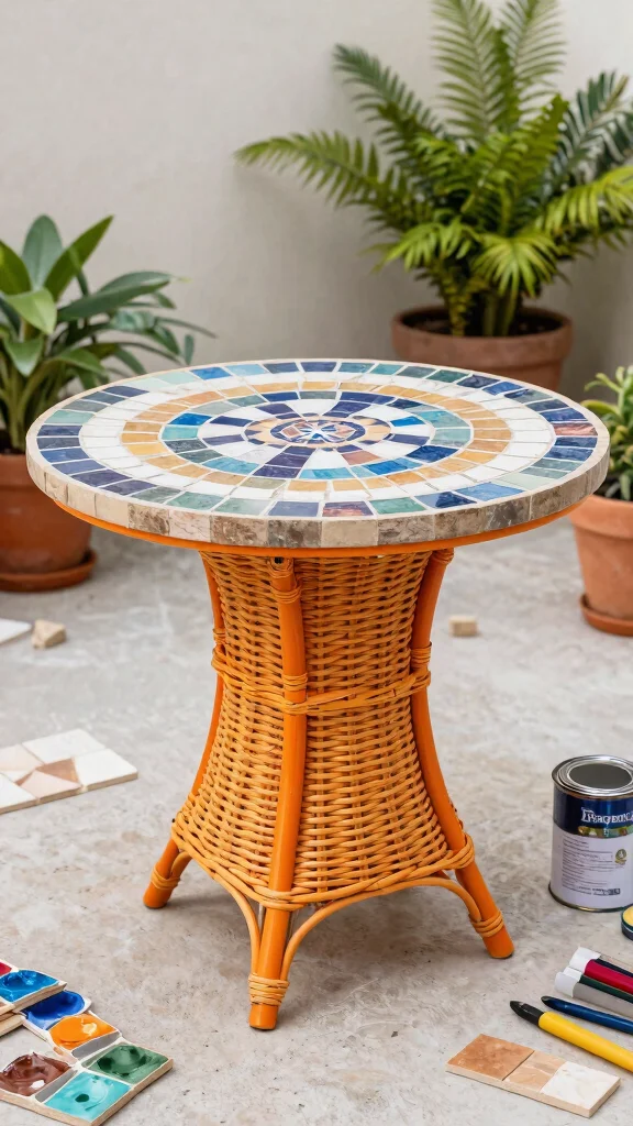 10 Wicker Patio Furniture Makeover Ideas Fresh - 6. DIY Table Makeover 1