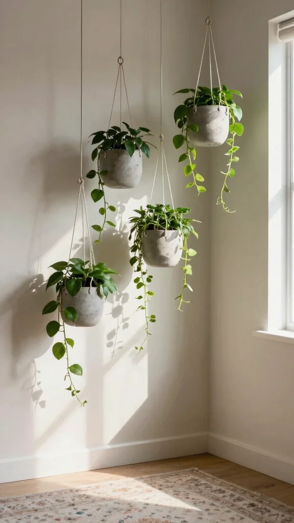 11 Concrete Flower Pots Ideas Modern Edge - 2. Hanging Concrete Planters 1