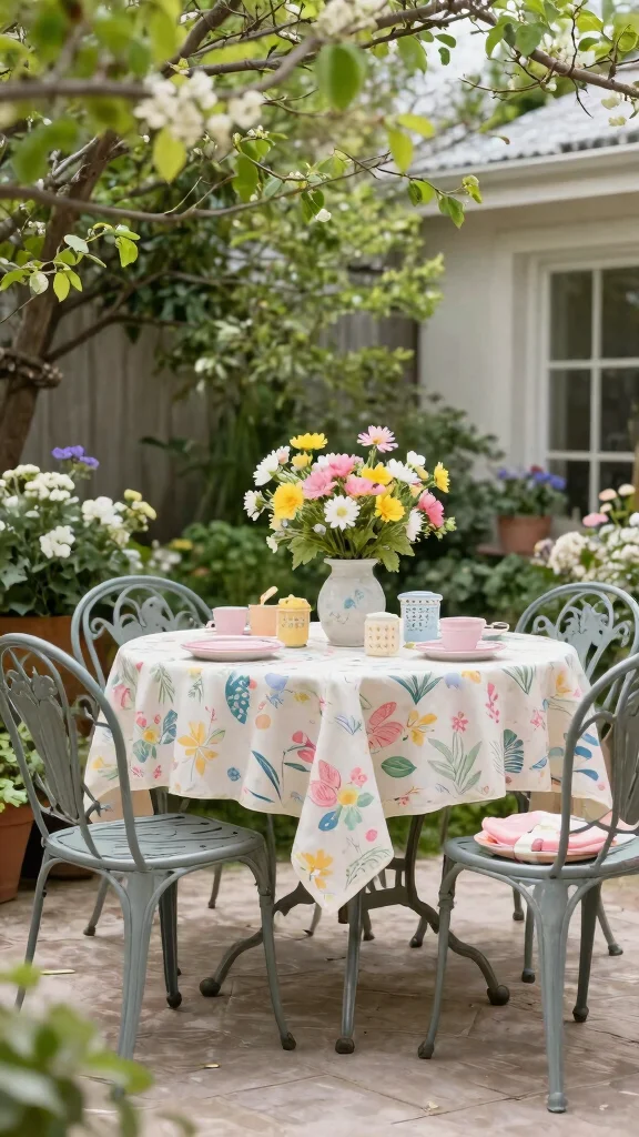 11 Metal Patio Furniture Makeover Ideas DIY - 11. Seasonal Decor Changes for Fresh Looks 1