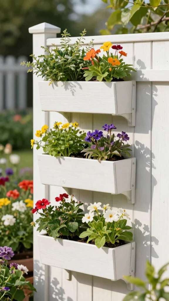11 Outdoor Plant Stand Ideas Garden Ready - 2. Vertical Wall Planter 1