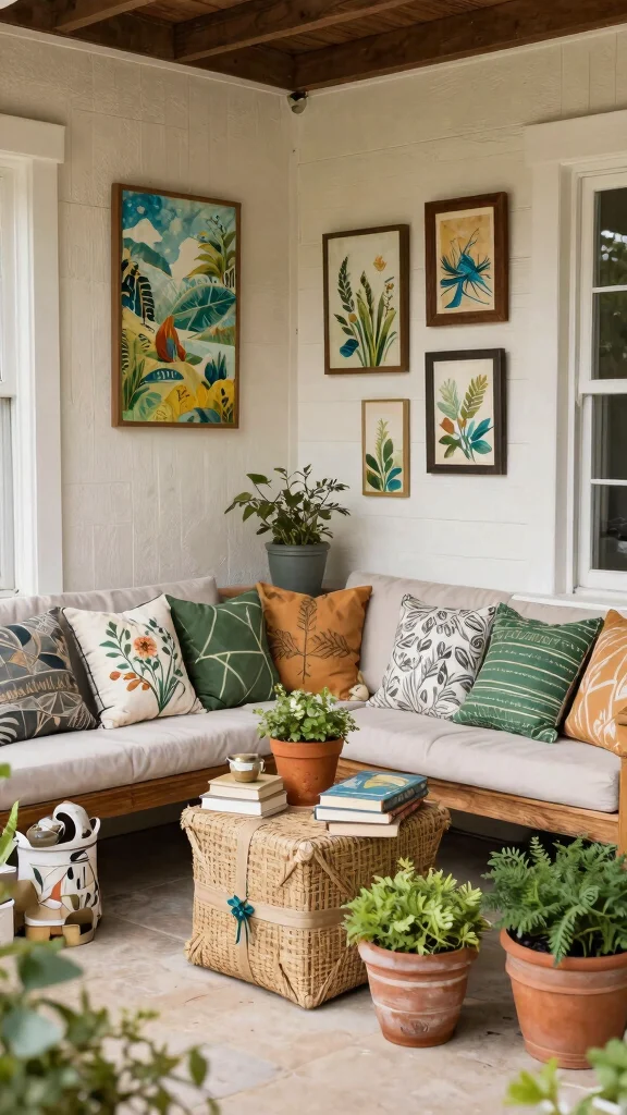 11 Patio Furniture Layout Ideas for Small Space Gardening - 11. Personal Touches 1