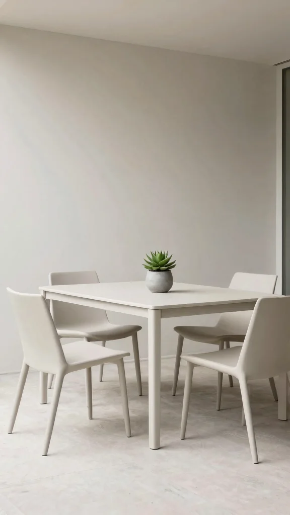 11 Patio Furniture Layout Ideas for Small Space Gardening - 7. Minimalist Approach 1