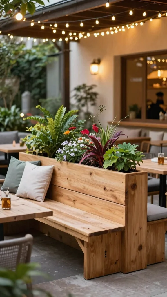 11 Plant Stand DIY Indoor Ideas Easy Build - 10. Plant Box Bench 1