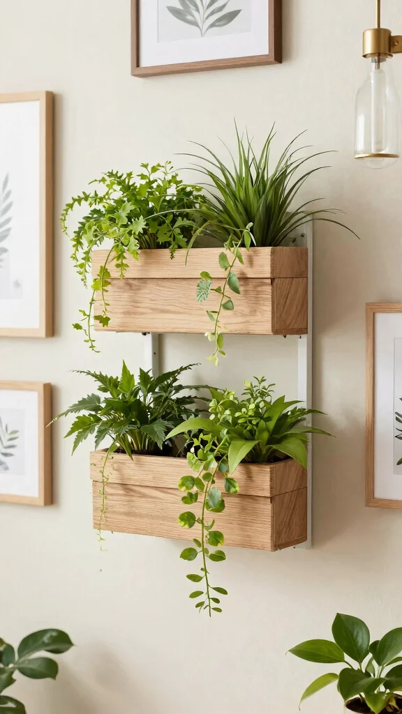 11 Plant Stand DIY Indoor Ideas Easy Build - 8. Wall-Mounted Plant Holder 1