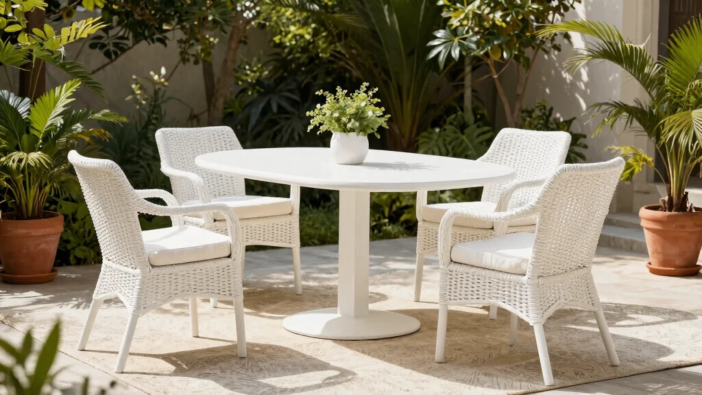 11 White Patio Furniture Ideas Bright Clean