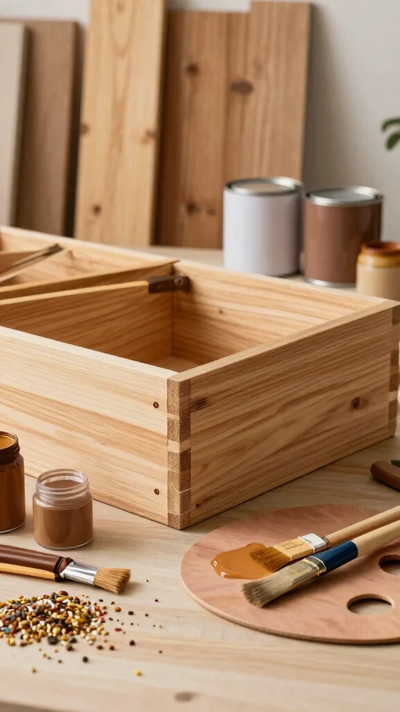 11 Wooden Flower Pots Ideas for Rustic Warmth - 2. DIY Wooden Planters 1