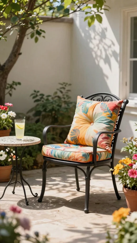 11 Wrought Iron Patio Furniture Ideas for Durability - 2. Lounge Chair Oasis 1