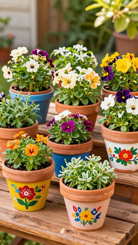 12 Cute Flower Pots Ideas Adorable Charm - 4. Terracotta Delight 1