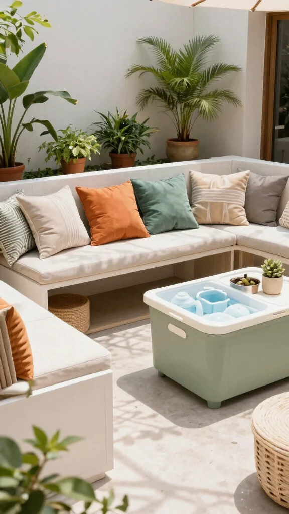 12 Eco-Friendly Outdoor Patio Furniture Sets to Elevate Your Garden - 10. Multi-Purpose Outdoor Furniture 1