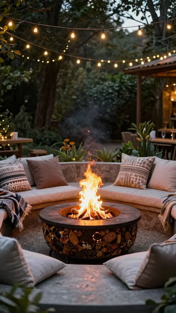 12 Eco-Friendly Outdoor Patio Furniture Sets to Elevate Your Garden - 11. Eco-Conscious Fire Pits 1