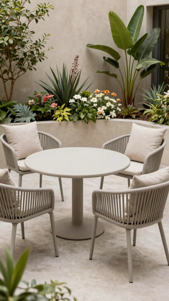 12 Eco-Friendly Outdoor Patio Furniture Sets to Elevate Your Garden - 9. Biodegradable Composite Furniture 1