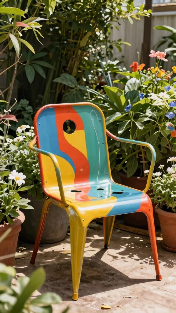 12 Metal Patio Furniture Ideas: Rustic Modern - 10. Customized Metal Furniture 1