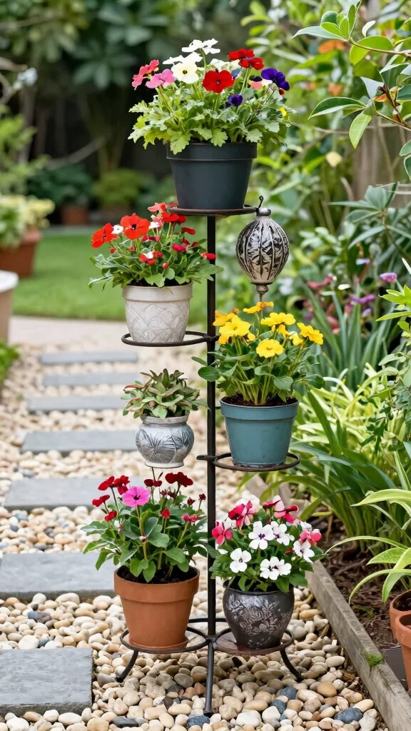 12 Metal Plant Stand Ideas Outdoor Durable - 8. Customizable Metal Plant Stands 1