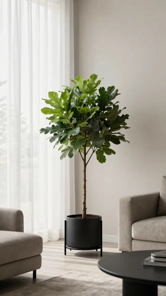 12 Metal Plant Stand Ideas: Sturdy Modern - 1. Minimalist Elegance 1