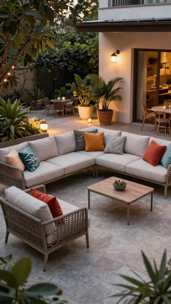 12 Outside Patio Furniture Ideas Weatherproof - 6. Weather-Resistant Sectional Sofas 1
