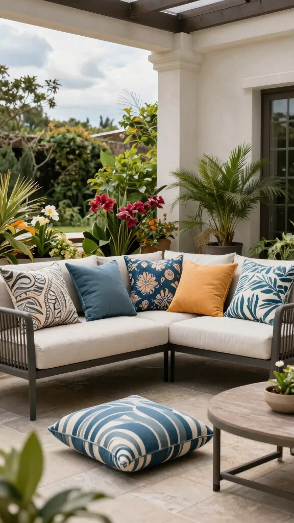 12 Patio Furniture Cushions Ideas Comfortable - 4. Weather-Resistant Wonders 1