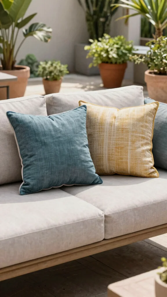 12 Patio Furniture Cushions Ideas Comfortable - 9. Reversible Designs 1