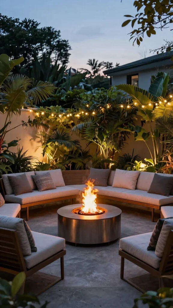 12 Patio Furniture Ideas for Stylish Outdoor Living - 5. Sustainable Fire Pits 1