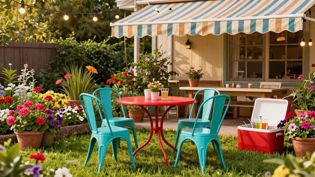 12 Retro Patio Furniture Ideas for Nostalgic Charm