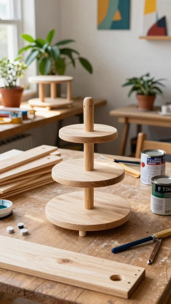 12 Tiered Plant Stand Ideas for Layered Beauty - 10. DIY Options for Personal Touch 1