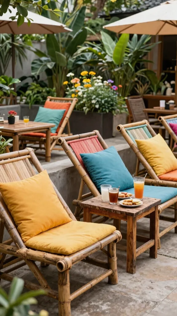 13 Backyard Patio Furniture Ideas for Entertaining - 2. Eco-Friendly Lounge Chairs 1