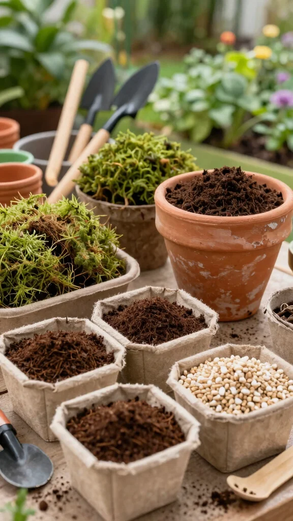13 Clay Flower Pots Ideas Classic Natural - 6. Eco-friendly Potting Soil 1