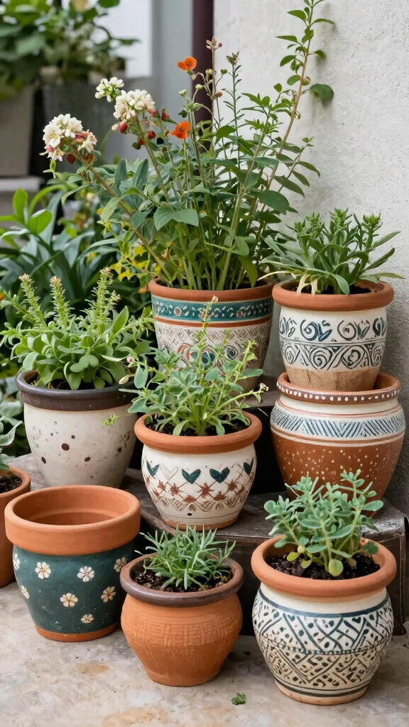 13 Elegant and Durable Ceramic Flower Pot Ideas for Urban Gardening - 4. Eco-Friendly with Recycled Ceramic 1