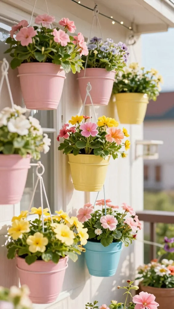 13 Hanging Flower Pots Ideas for Vertical Gardens - 10. Seasonal Themes 1