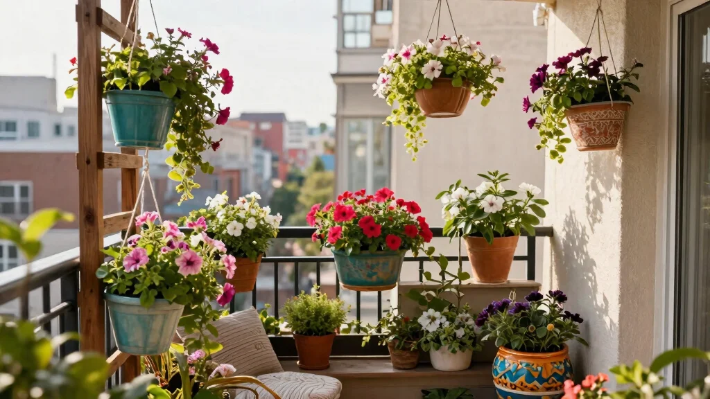 13 Hanging Flower Pots Ideas for Vertical Gardens