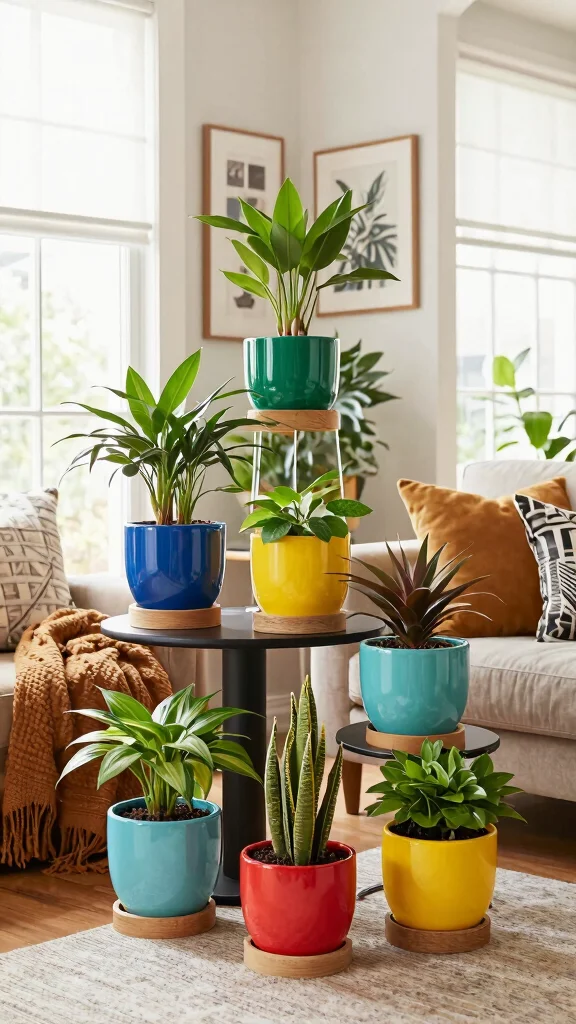 13 Large Plant Stand Ideas: Statement Pieces for Small Spaces - 7. Decorative Plant Holders 1