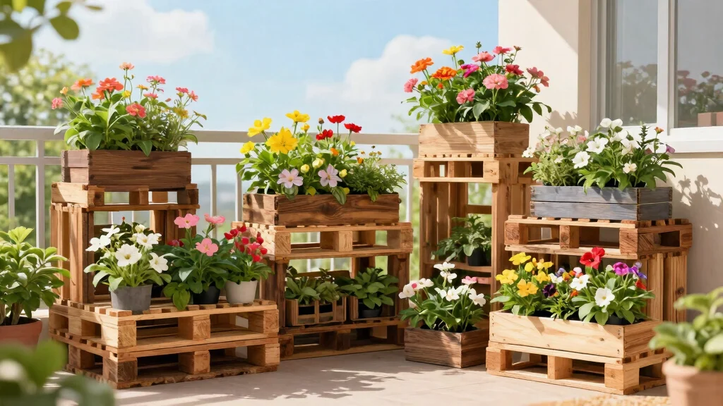 13 Pallet Plant Stand Ideas Recycled DIY