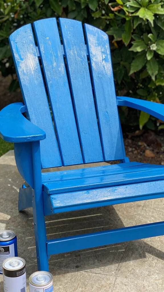 13 Patio Furniture Makeover Ideas Transform - 1. Colorful Spray Paint Revival 1