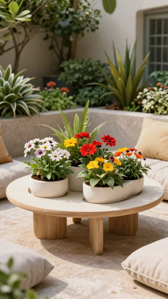 13 Patio Furniture Makeover Ideas Transform - 6. Creative Planter Furniture 1