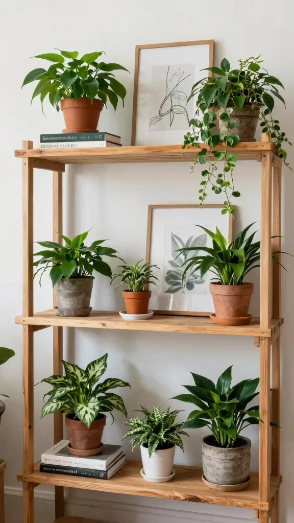 13 Plant Stand Ideas Indoor Versatile - 11. Plant Shelfies 1