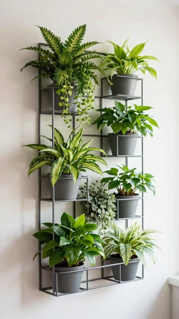 13 Plant Stand Ideas Indoor Versatile - 7. Wall-Mounted Planters 1