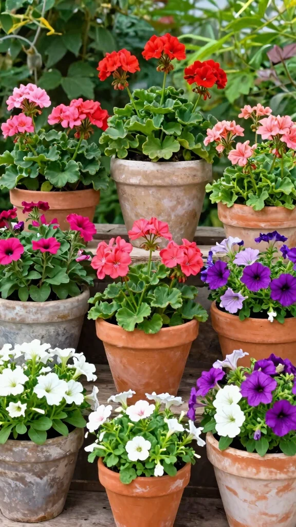 13 Summer Flower Pots Ideas for Bright Blooms - 12. Seasonal Flower Displays 1