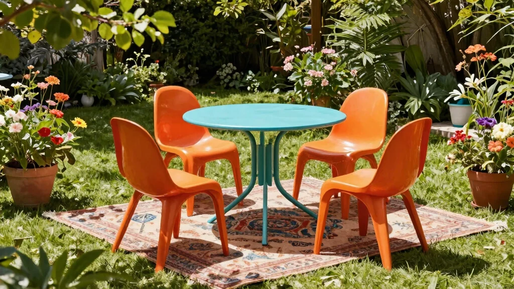 13 Vintage Patio Furniture Ideas for Retro Vibes