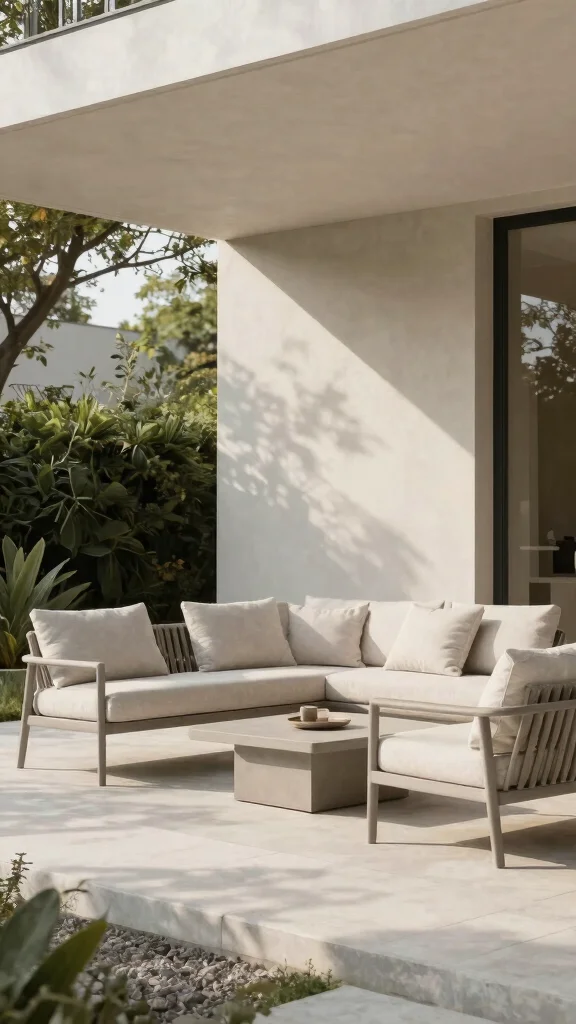 14 Covered Patio Furniture Ideas Protected - 14. Minimalist Designs 1