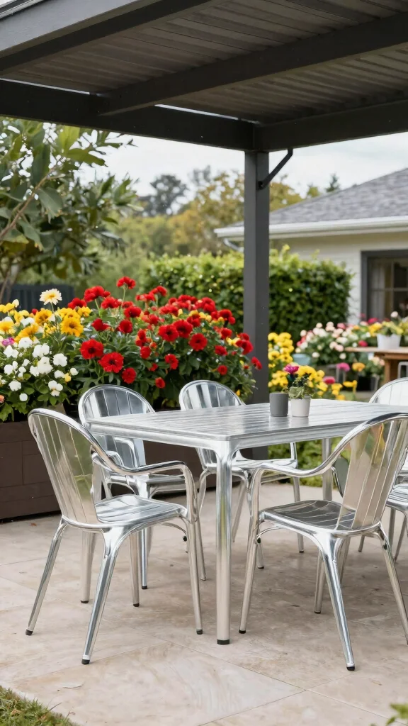 14 Covered Patio Furniture Ideas Protected - 5. Aluminum Advantage 1