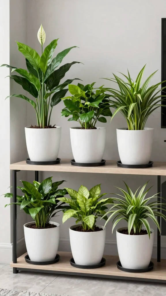 14 Flower Pots Indoor Ideas Home Accents - 13. Self-Watering Planters 1