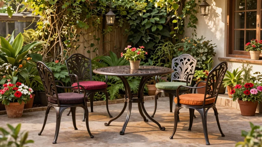 14 Iron Patio Furniture Ideas: Strong and Durable