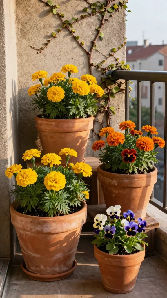 14 Large Flower Pots Ideas Bold Statements - 1. Terracotta Giants 1