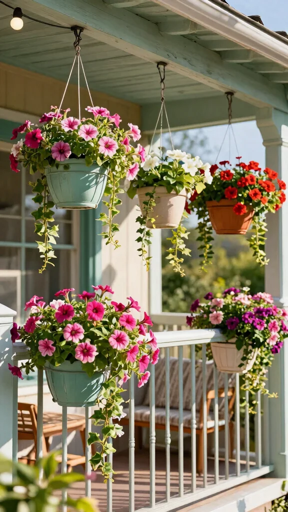 14 Large Flower Pots Ideas Bold Statements - 4. Whimsical Hanging Planters 1